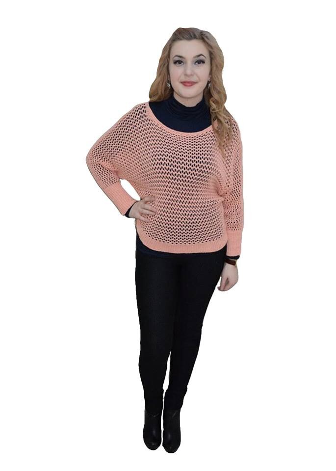 Bluza perforata,D&J Exclusive, Corai