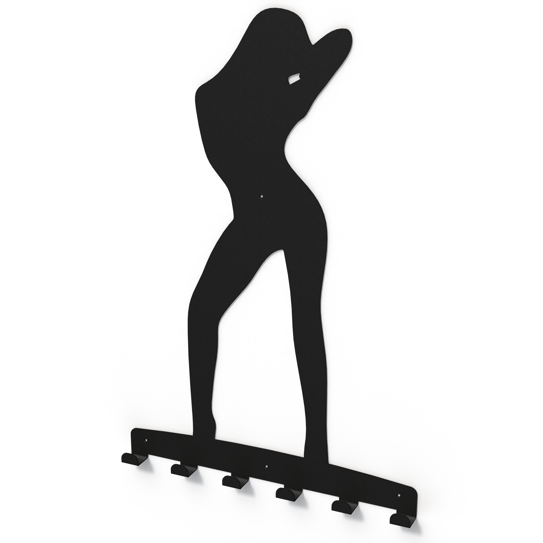 Cuier metalic MODELING 1-model 4069 Negru