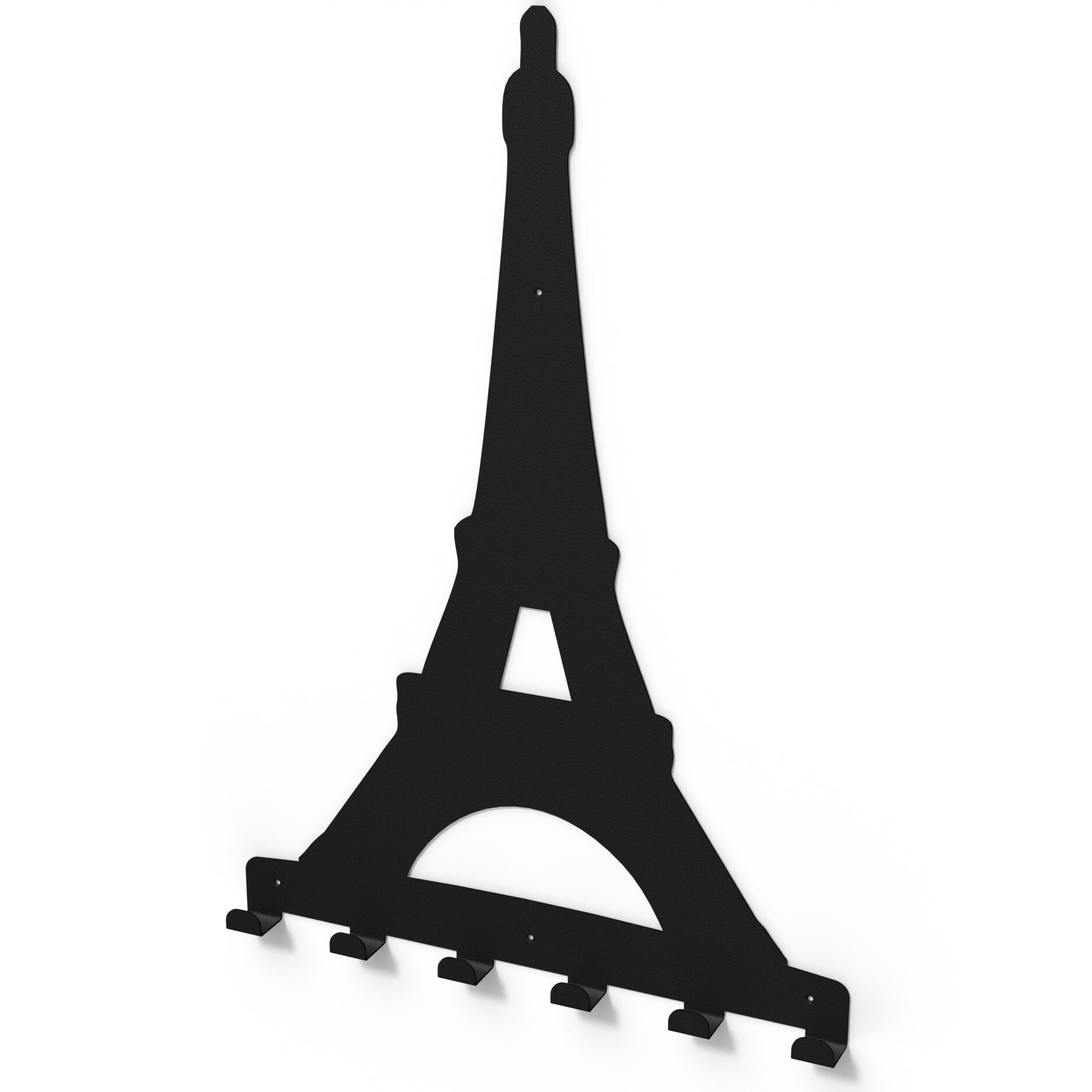 Cuier metalic TOUR EIFFEL -model 4101 Negru