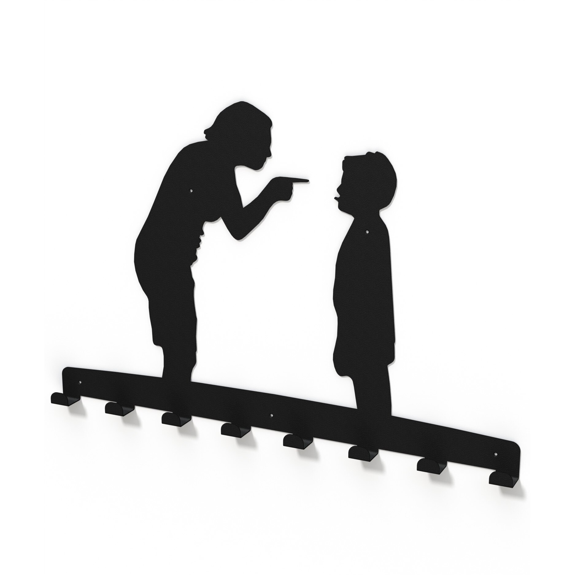 Cuier metalic COPIL OBRAZNIC -model 4063 Negru