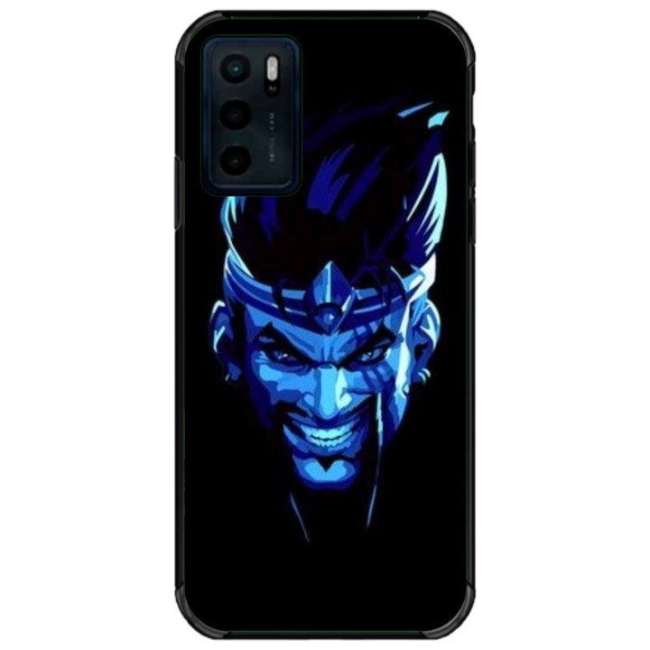 Husa personalizata tip carcasa HQPrint pentru Motorola Moto G42, model Blue King, multicolor, S1D1M0305, Atlas