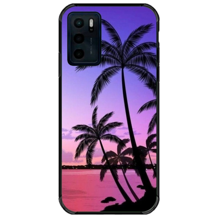 Husa personalizata tip carcasa HQPrint pentru Motorola Moto G42, model Beach View 2, multicolor, S1D1M0137, Atlas