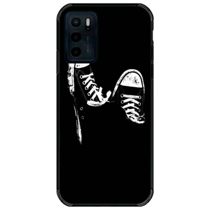 Husa personalizata tip carcasa HQPrint pentru Motorola Moto G42, model Sneakers, multicolor, S1D1M0381, Atlas