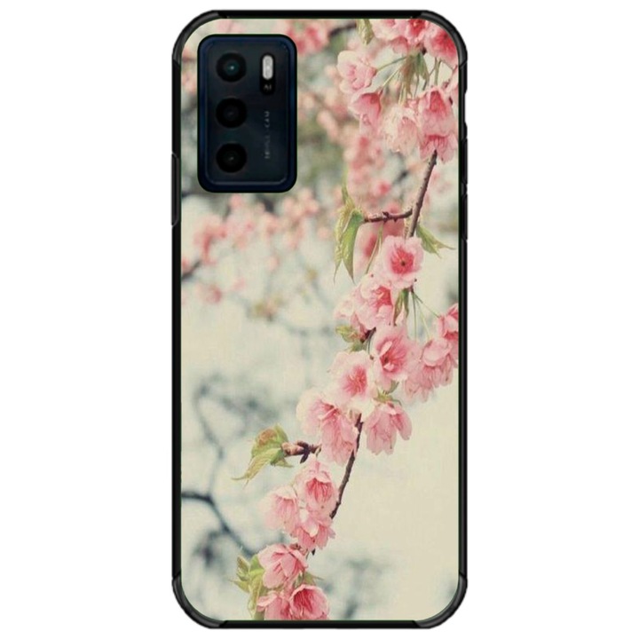 Husa personalizata tip carcasa HQPrint pentru Motorola Moto G42, model Flowers 18, multicolor, S1D1M0245, Atlas