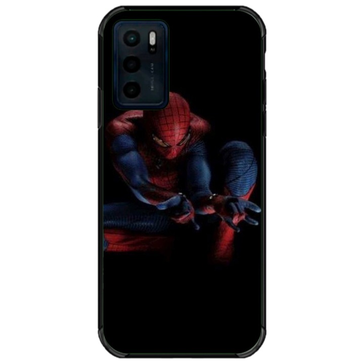 Husa personalizata tip carcasa HQPrint pentru Motorola Moto G42, model Spiderman 2, multicolor, S1D1M0168, Atlas
