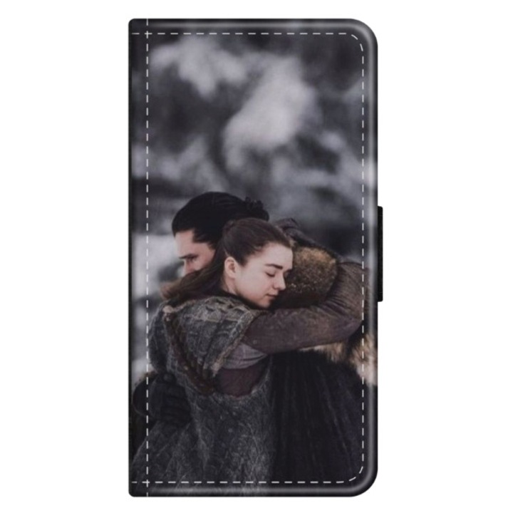 Husa personalizata tip carte HQPrint pentru Huawei P10 Plus, model Game of Thrones 2, multicolor, S1D1M0084, Atlas