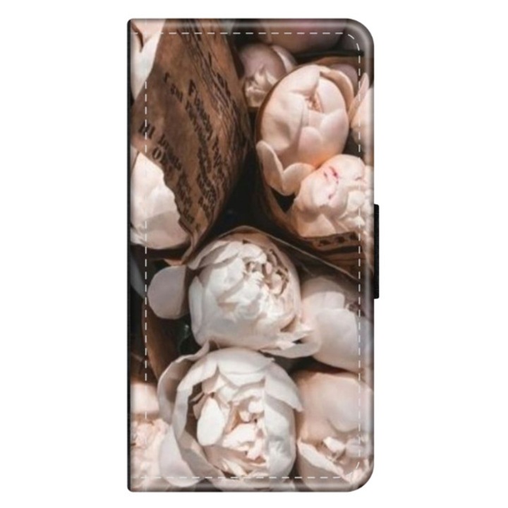 Husa personalizata tip carte HQPrint pentru Huawei P10 Plus, model Flowers 6, multicolor, S1D1M0139, Atlas