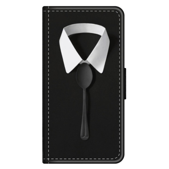 Husa personalizata tip carte HQPrint pentru Huawei P10 Plus, model Mr Fancy, multicolor, S1D1M0036, Atlas