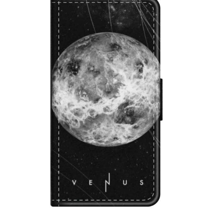 Husa personalizata tip carte HQPrint pentru Huawei P10 Plus, model Moon, multicolor, S1D1M0212, Atlas