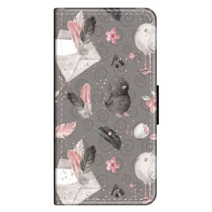 Husa personalizata tip carte HQPrint pentru Xiaomi Redmi Note 9S, model Abstract 1, multicolor, S1D1M0321, Atlas