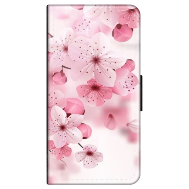 Husa personalizata tip carte HQPrint pentru Samsung Galaxy S21 FE, model Flowers 17, multicolor, S1D1M0241, Atlas