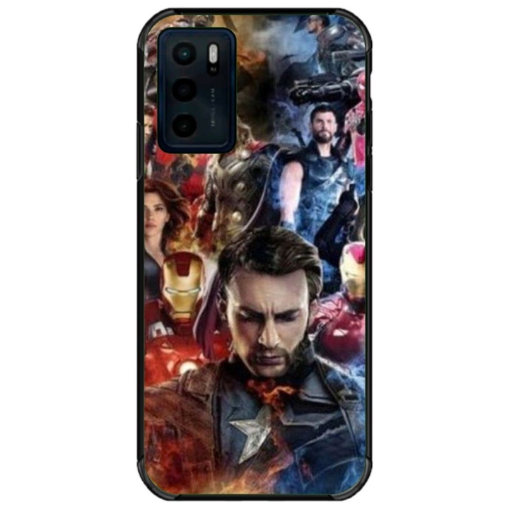 Husa personalizata tip carcasa HQPrint pentru Motorola Moto G42, model Avengers Endgame, multicolor, S1D1M0009, Atlas
