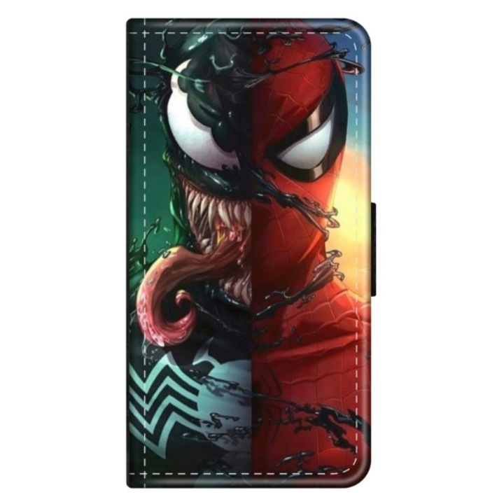 Husa personalizata tip carte HQPrint pentru Samsung Galaxy A72 5G, model Spiderman 5, multicolor, S1D1M0171, Atlas