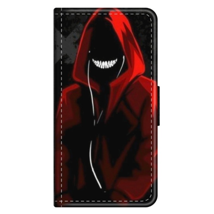 Husa personalizata tip carte HQPrint pentru Samsung Galaxy A72, model Evil Hoodie Man, multicolor, S1D1M0197, Atlas