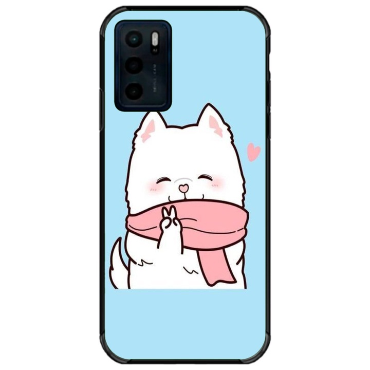 Husa personalizata tip carcasa HQPrint pentru Motorola Moto G42, model Cute Puppy, multicolor, S1D1M0232, Atlas