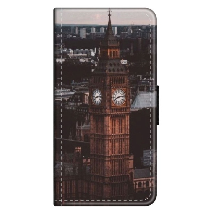 Husa personalizata tip carte HQPrint pentru Samsung Galaxy A72 5G, model Big Ben 2, multicolor, S1D1M0014, Atlas