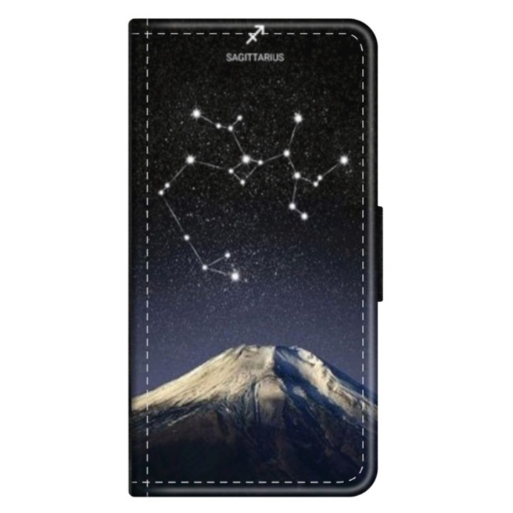 Husa personalizata tip carte HQPrint pentru Huawei P10 Plus, model Sagittarius, multicolor, S1D1M0346, Atlas