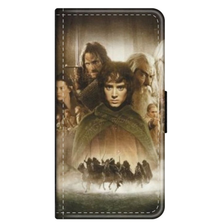 Husa personalizata tip carte HQPrint pentru Huawei P10 Plus, model Lord of the Rings 2, multicolor, S1D1M0190, Atlas