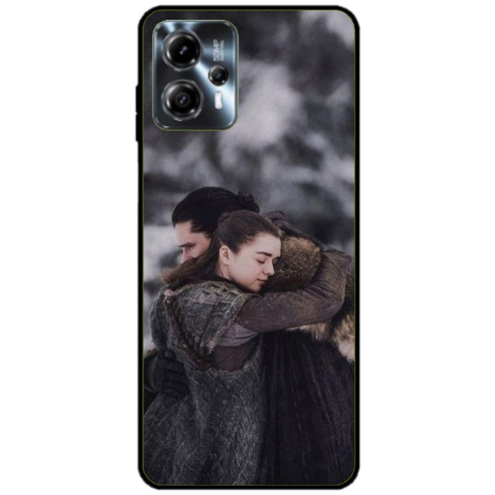 Husa personalizata tip carcasa HQPrint pentru Motorola Moto G13, model Game of Thrones 2, multicolor, S1D1M0084, Atlas