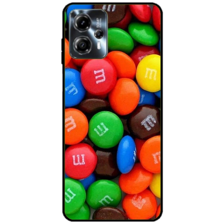 Husa personalizata tip carcasa HQPrint pentru Motorola Moto G13, model MandM, multicolor, S1D1M0257, Atlas