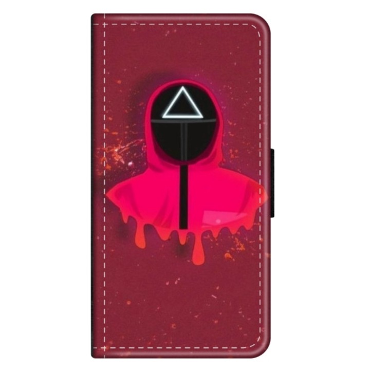 Husa personalizata tip carte HQPrint pentru Samsung Galaxy A72 5G, model Squid Game 6, multicolor, S1D1M0178, Atlas