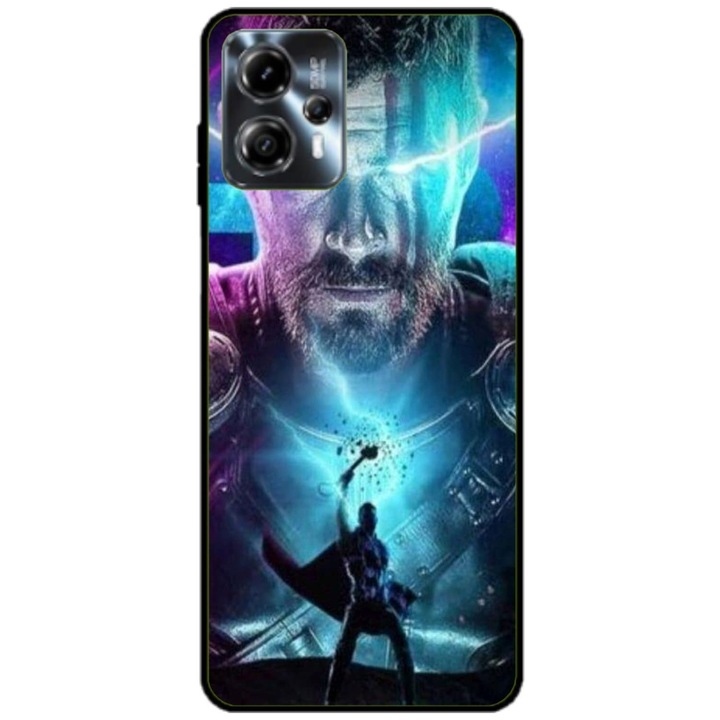 Husa personalizata tip carcasa HQPrint pentru Motorola Moto G13, model Thor 1, multicolor, S1D1M0201, Atlas