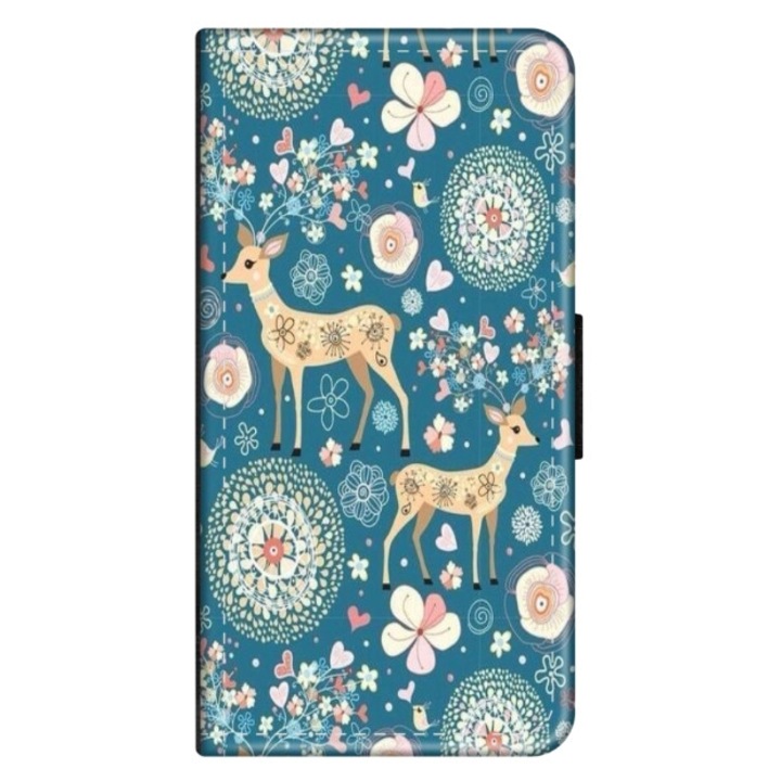 Husa personalizata tip carte HQPrint pentru Huawei P10 Lite, model Mandela 1, multicolor, S1D1M0254, Atlas