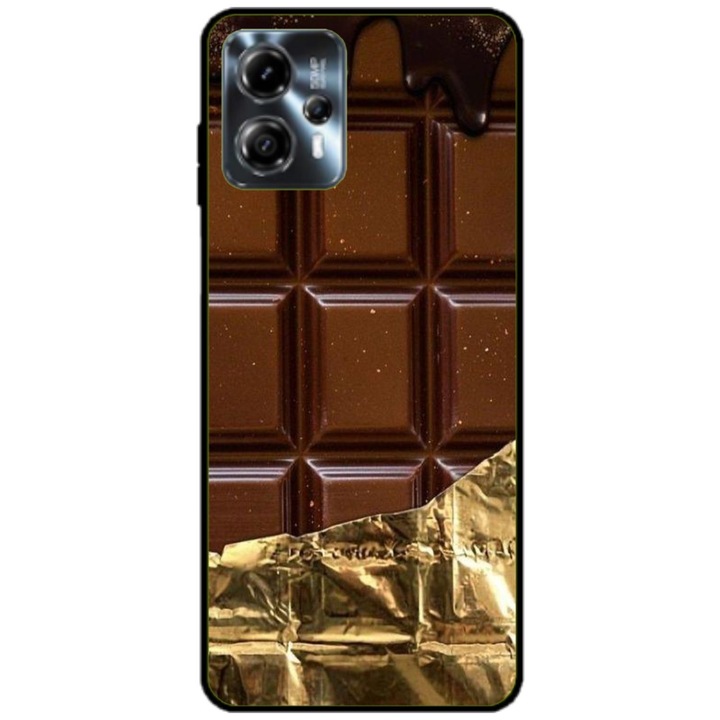 Husa personalizata tip carcasa HQPrint pentru Motorola Moto G13, model Chocolate, multicolor, S1D1M0272, Atlas