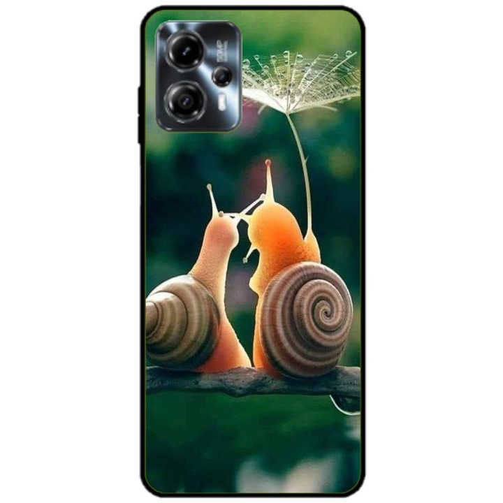 Husa personalizata tip carcasa HQPrint pentru Motorola Moto G13, model Snail, multicolor, S1D1M0231, Atlas