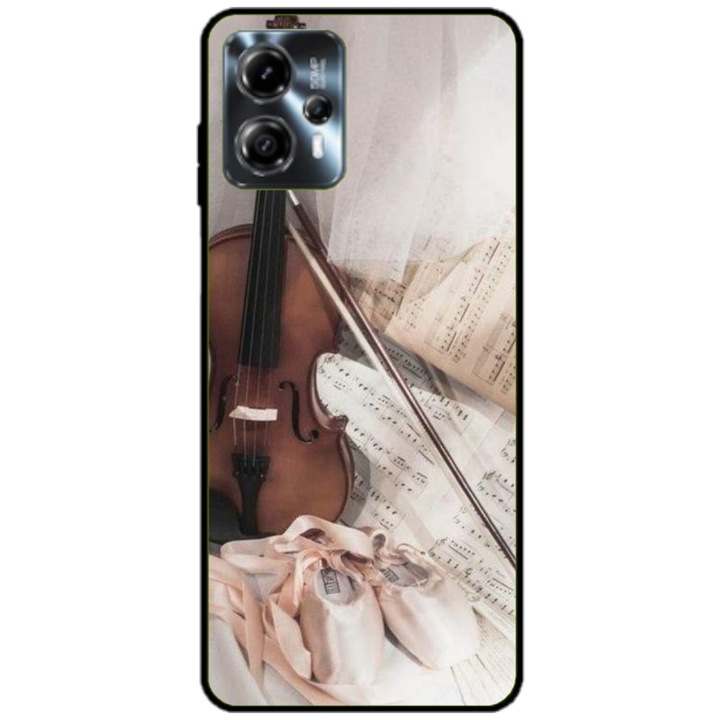 Husa personalizata tip carcasa HQPrint pentru Motorola Moto G13, model Violon, multicolor, S1D1M0371, Atlas