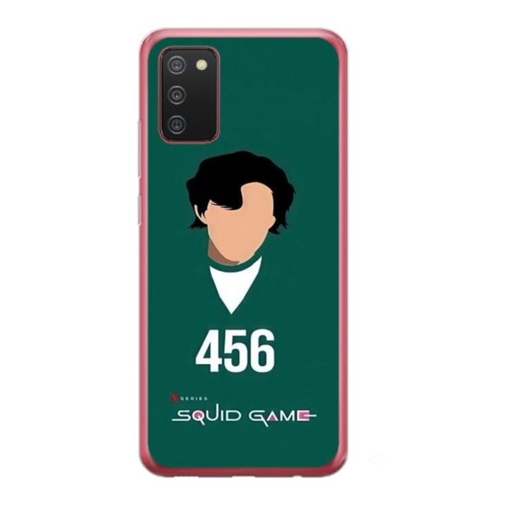 Husa personalizata tip carcasa HQPrint pentru Samsung Galaxy A03S, model Squid Game 3, multicolor, S1D1M0175, Atlas