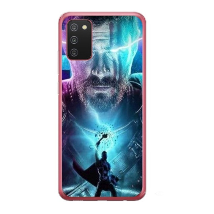 Husa personalizata tip carcasa HQPrint pentru Samsung Galaxy A03S, model Thor 1, multicolor, S1D1M0201, Atlas