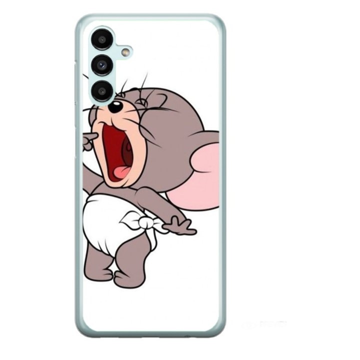Husa personalizata tip carcasa HQPrint pentru Samsung Galaxy A15, model Tom and Jerry 3, multicolor, S1D1M0207, Atlas