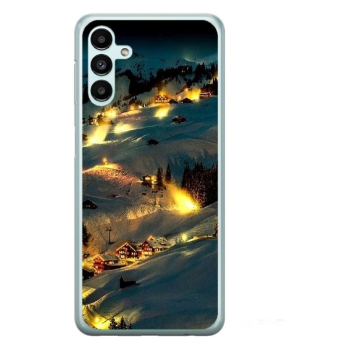 Husa personalizata tip carcasa HQPrint pentru Samsung Galaxy A15, model Nice View 6, multicolor, S1D1M0128, Atlas