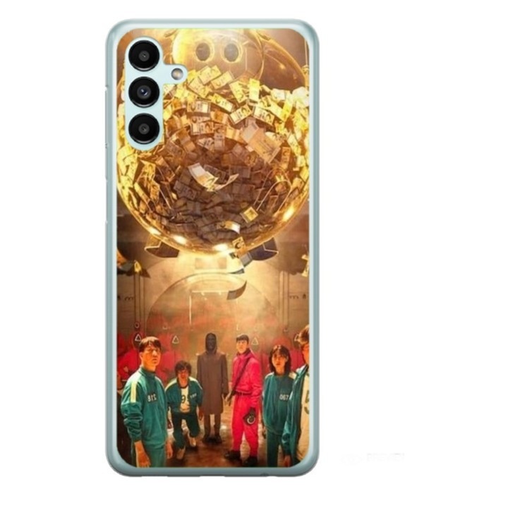 Husa personalizata tip carcasa HQPrint pentru Samsung Galaxy A15, model Squid Game 11, multicolor, S1D1M0183, Atlas
