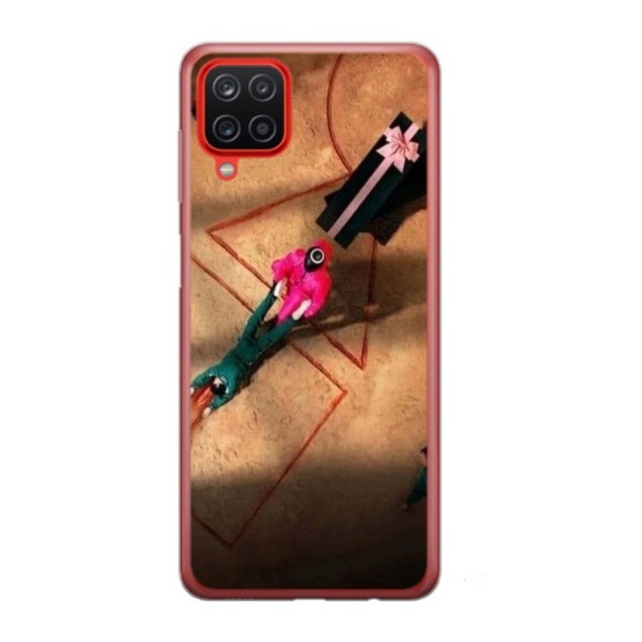 Husa personalizata tip carcasa HQPrint pentru Samsung Galaxy A12, model Squid Game 12, multicolor, S1D1M0184, Atlas