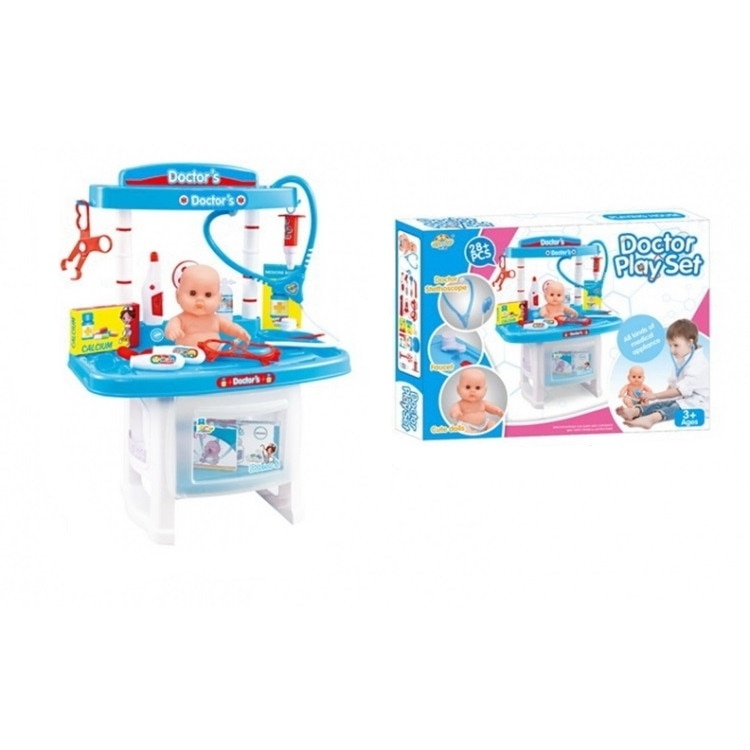 Set Doctor cu stand + 12 accesorii + bebe