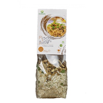 Risotto cu hribi Ecotravio, 250g Risotto cu hribi Ecotravio, 250g
