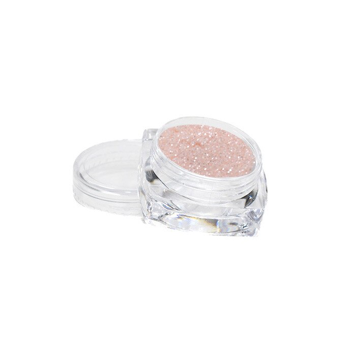 Pudra cu sclipici MoonbasaNails Silver Laser # 601, Roz pal