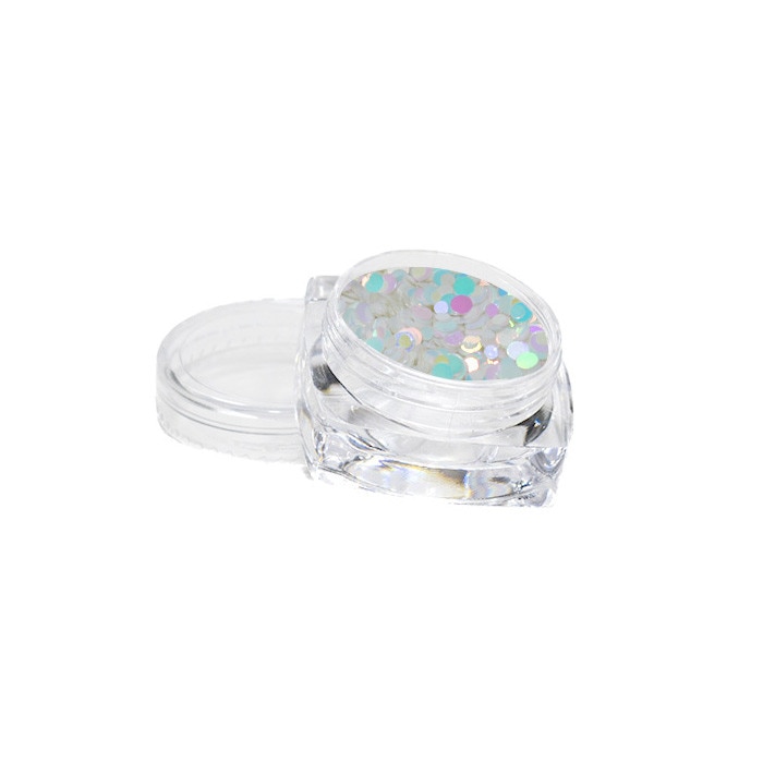 Sclipici pentru unghii MoonbasaNails #279, Transparent