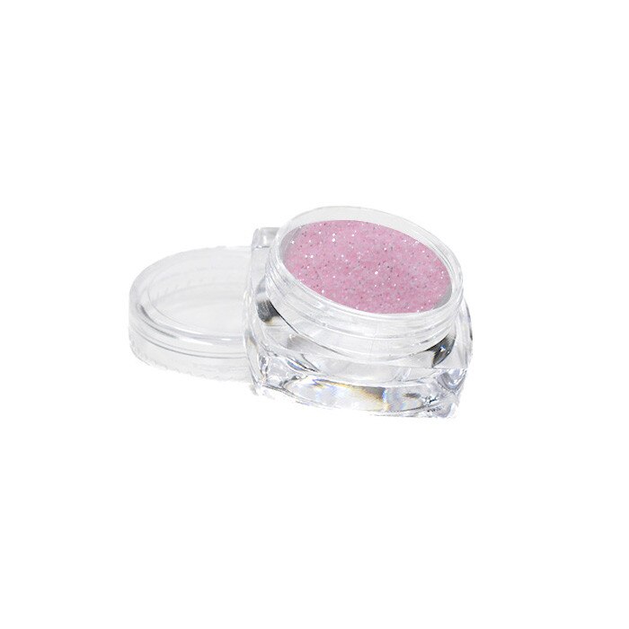 Pudra cu sclipici MoonbasaNails Silver Laser # 609, Roz deschis