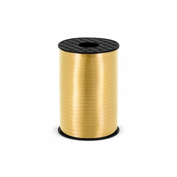 Rafie pentru baloane, Auriu, 5mm x 225m Rafie pentru baloane, Auriu, 5mm x 225m