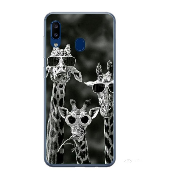 Husa personalizata tip carcasa HQPrint pentru Samsung Galaxy A40, model Zebra 1, multicolor, S1D1M0086, Atlas