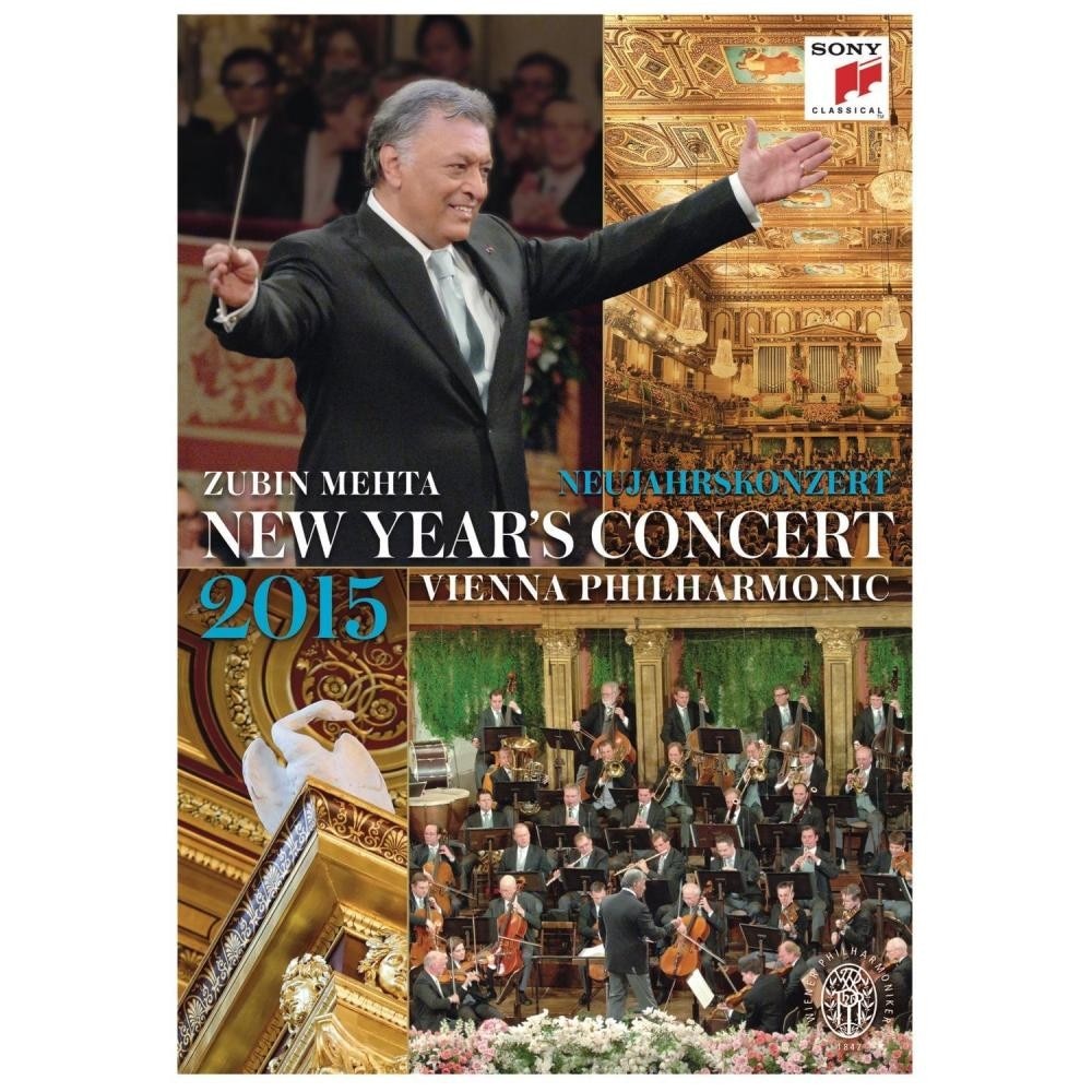 Zubin Mehta & Wiener Philharmoniker-New Years Concert 2015 (International Version)-DVD