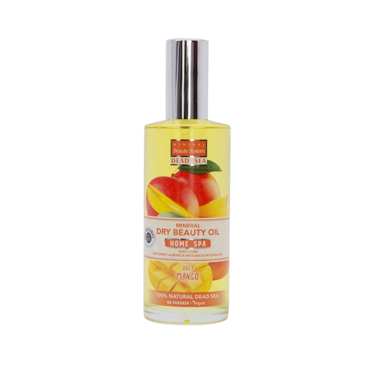Минерално сухо масло за тяло и коса Манго Mineral Beauty System Israel, 125 ml