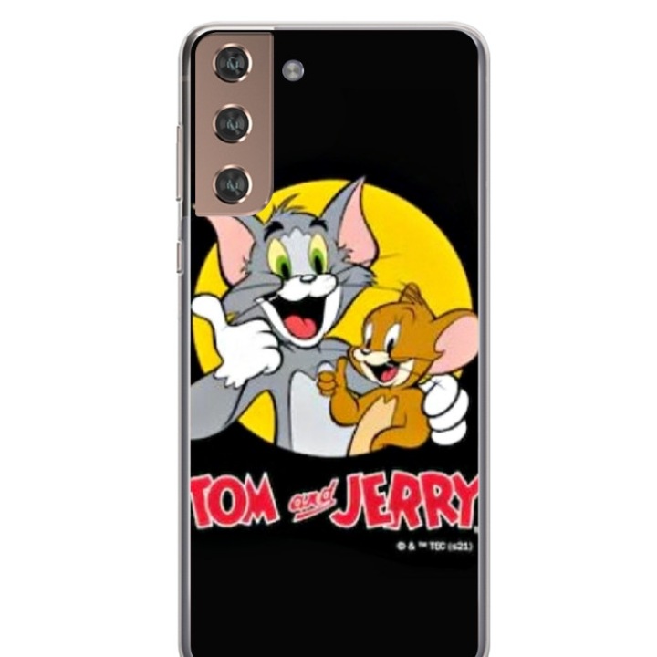 Husa personalizata tip carcasa HQPrint pentru Samsung Galaxy S21 FE, model Looney Tunes 2, multicolor, S1D1M0227, Atlas