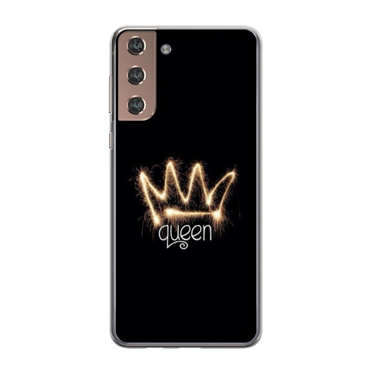 Husa personalizata tip carcasa HQPrint pentru Samsung Galaxy S22 Plus, model Queen, multicolor, S1D1M0243, Atlas
