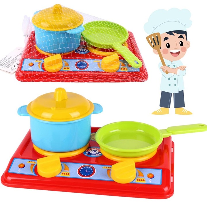 Cuptor de jucarie Technok multicolor 16x23cm pentru copii 3+