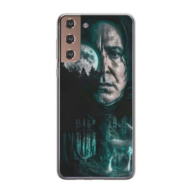 Husa personalizata tip carcasa HQPrint pentru Samsung Galaxy S21 FE, model Harry Potter 1, multicolor, S1D1M0080, Atlas