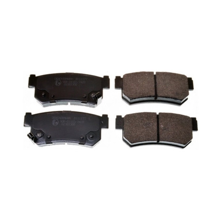 Denckermann fékbetét szett, 15,9x98,5x42,8mm, akusztikus érzékelővel, Daewoo Rexon, SsangYong Actyon